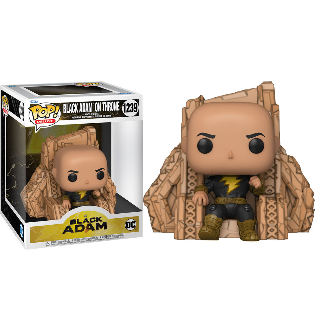Figura POP DC Comics Black Adam - Black Adam on Throne FUNKO