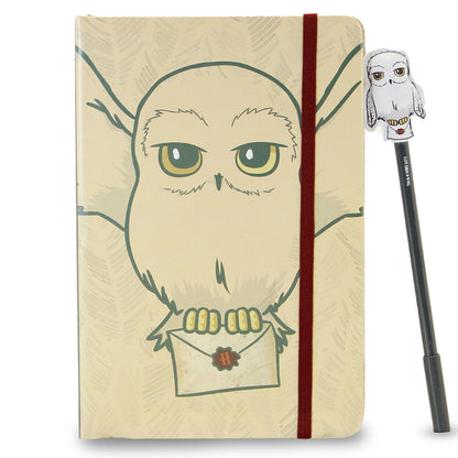 Set diario + boligrafo Hedwig Harry Potter KARACTERMANIA