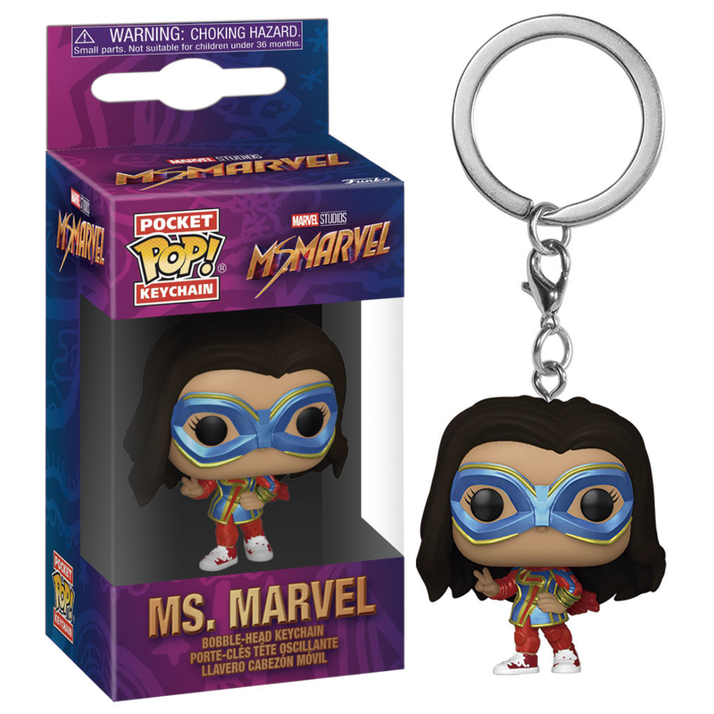 Llavero Pocket POP Marvel Ms. Marvel FUNKO