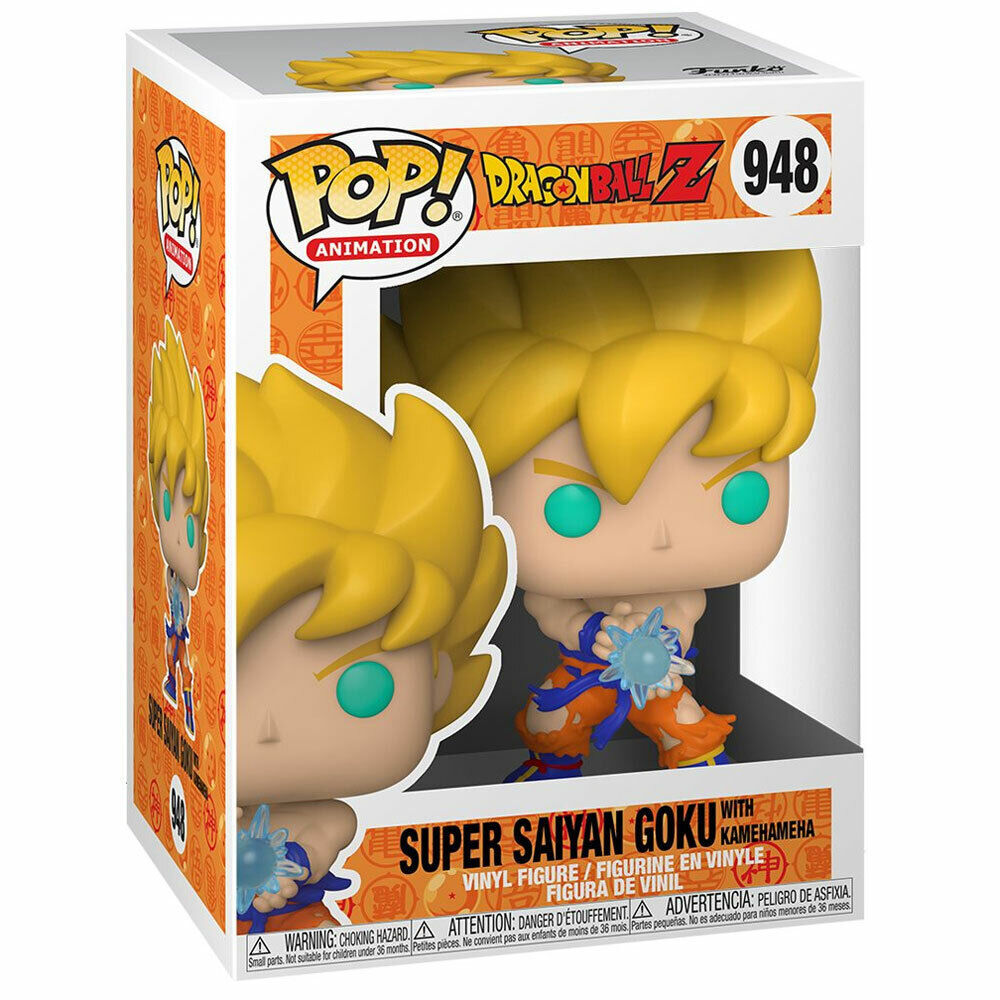 Figura POP Dragon Ball Z Super Saiyan Goku Kamehameha Wave FUNKO