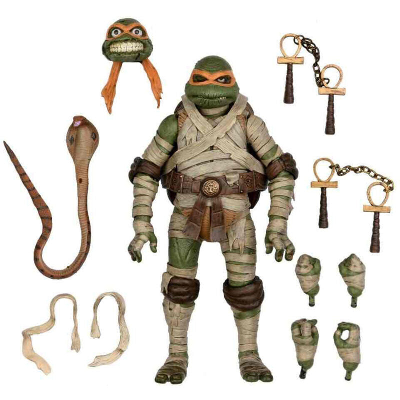 Figura Ultimate Michelangelo as the Mummy Las tortugas Ninja 18cm NECA