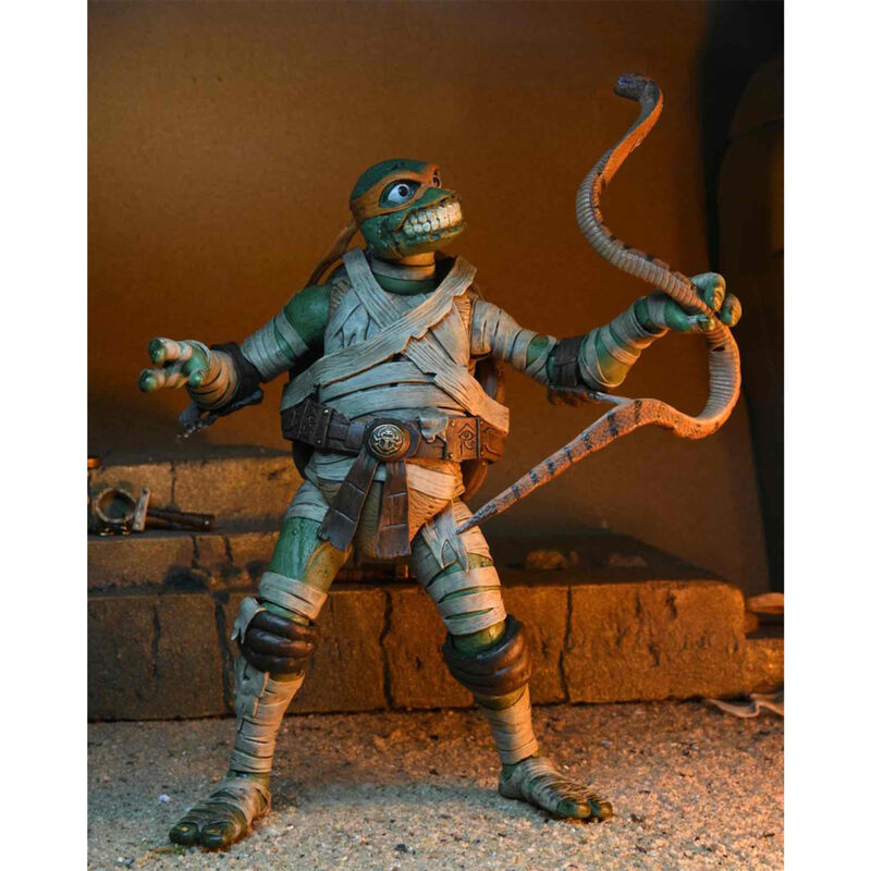 Figura Ultimate Michelangelo as the Mummy Las tortugas Ninja 18cm NECA