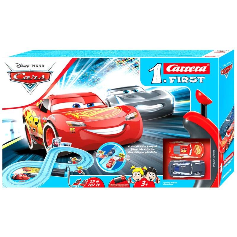 Circuito carreras Rayo & Storm Cars Disney Pixar CARRERA