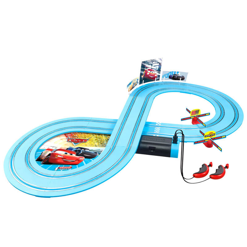 Circuito carreras Rayo & Storm Cars Disney Pixar CARRERA