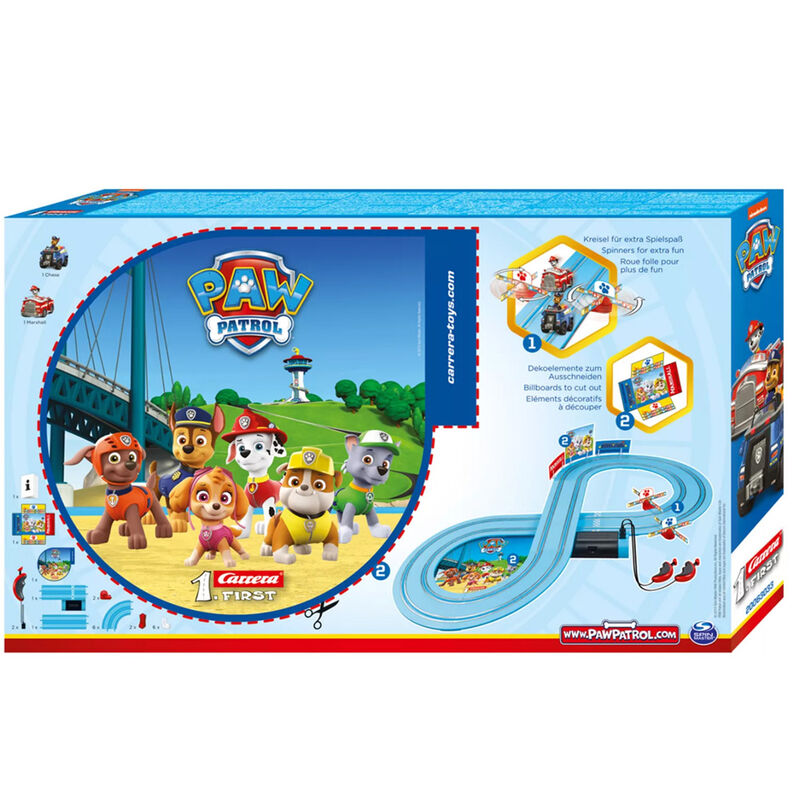 Circuito carreras Chase & Marshall Patrulla Canina Paw Patrol CARRERA