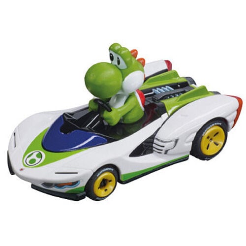 Set 2 coches Pull Speed Mario + Yoshi Mario Kart CARRERA