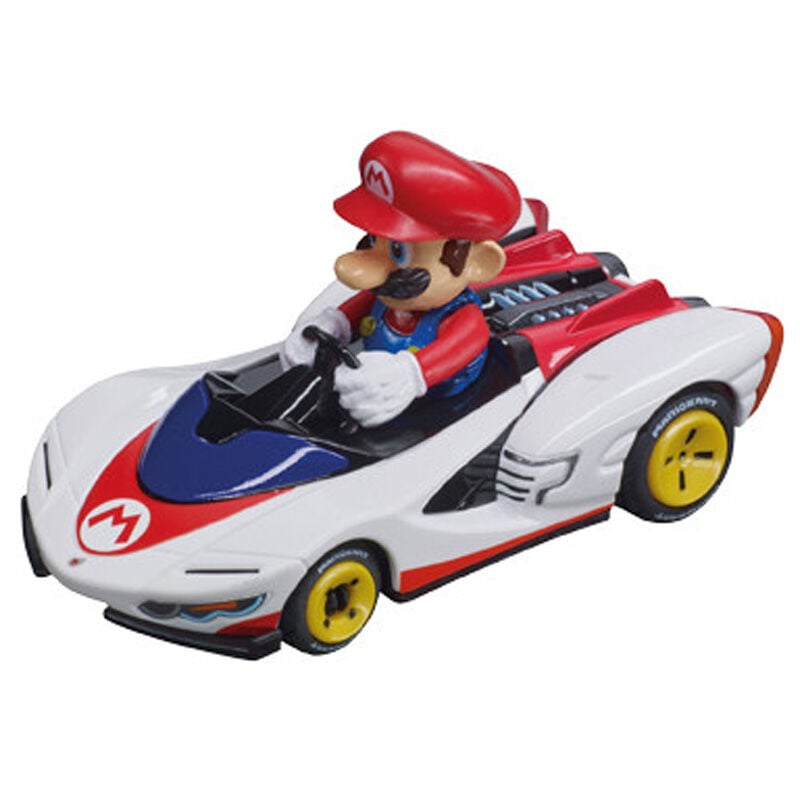 Set 2 coches Pull Speed Mario + Yoshi Mario Kart CARRERA