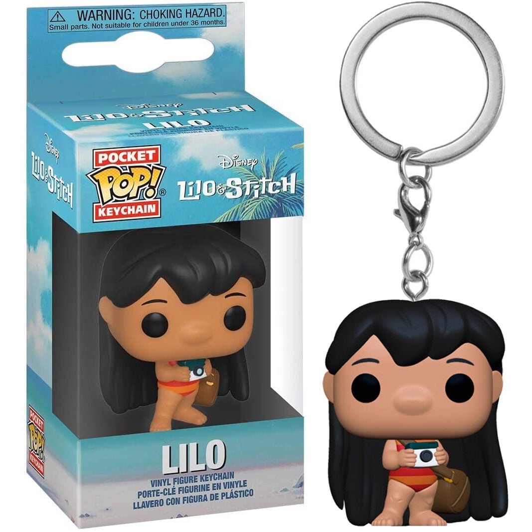 Llavero Pocket POP Disney Lilo and Stitch Lilo with Camera FUNKO