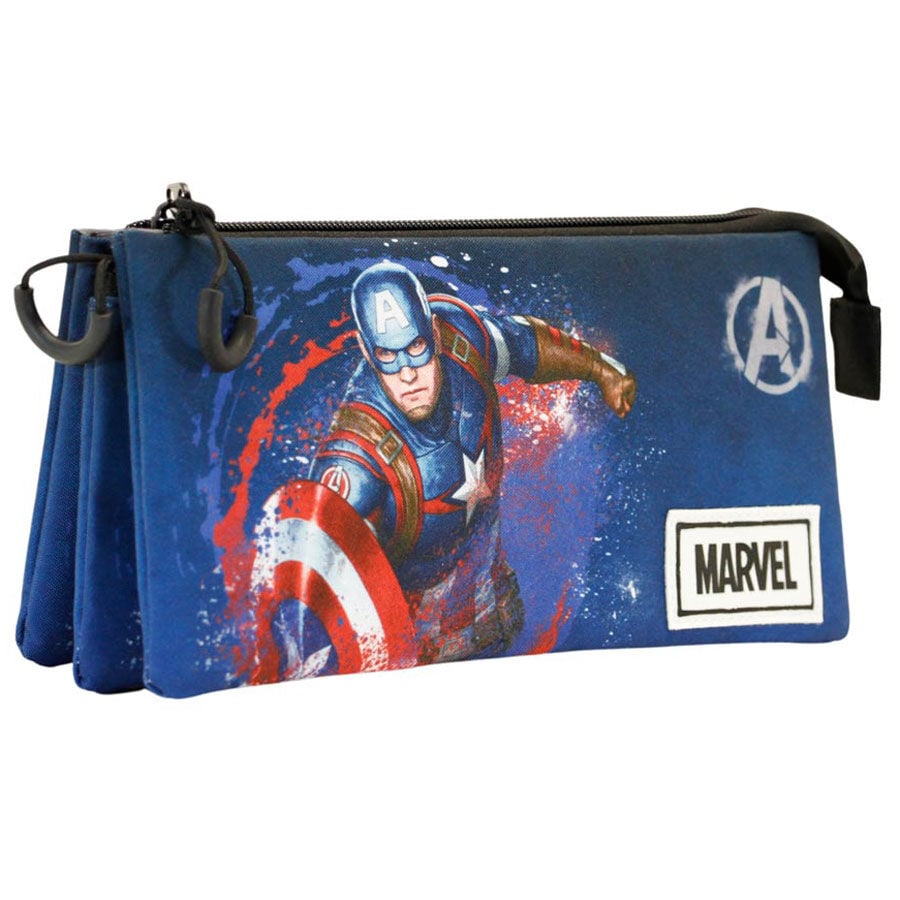 Portatodo Full Capitan America Marvel triple KARACTERMANIA