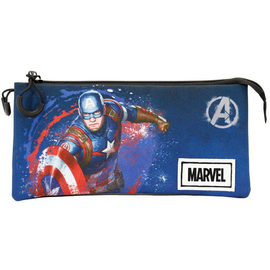 Portatodo Full Capitan America Marvel triple KARACTERMANIA