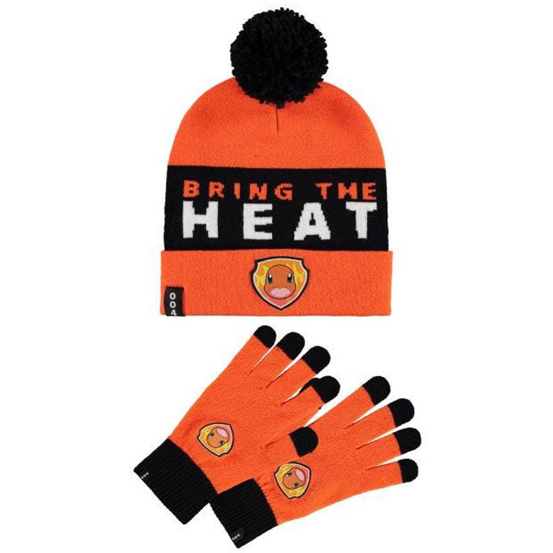 Set gorro y guantes Charmander Pokemon DIFUZED