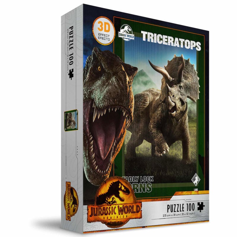 Puzzle 3D Triceratops Jurassic World 100pzs SD TOYS