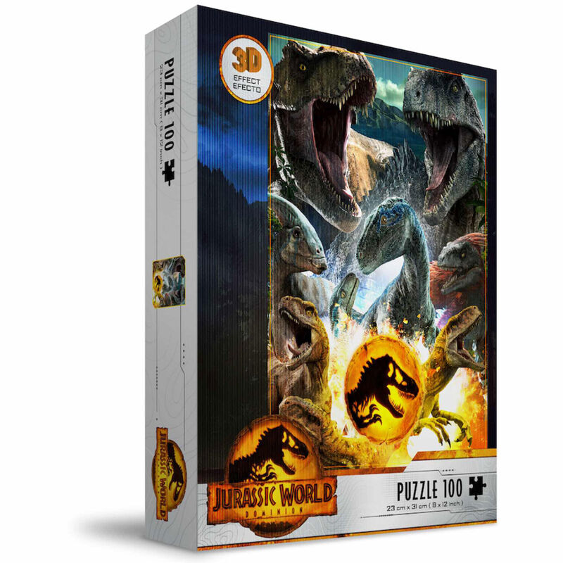 Puzzle 3D Dinosaurios Jurassic World 100pzs SD TOYS