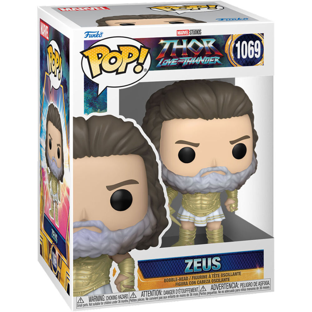 Figura POP Marvel Thor Love and Thunder Zeus FUNKO