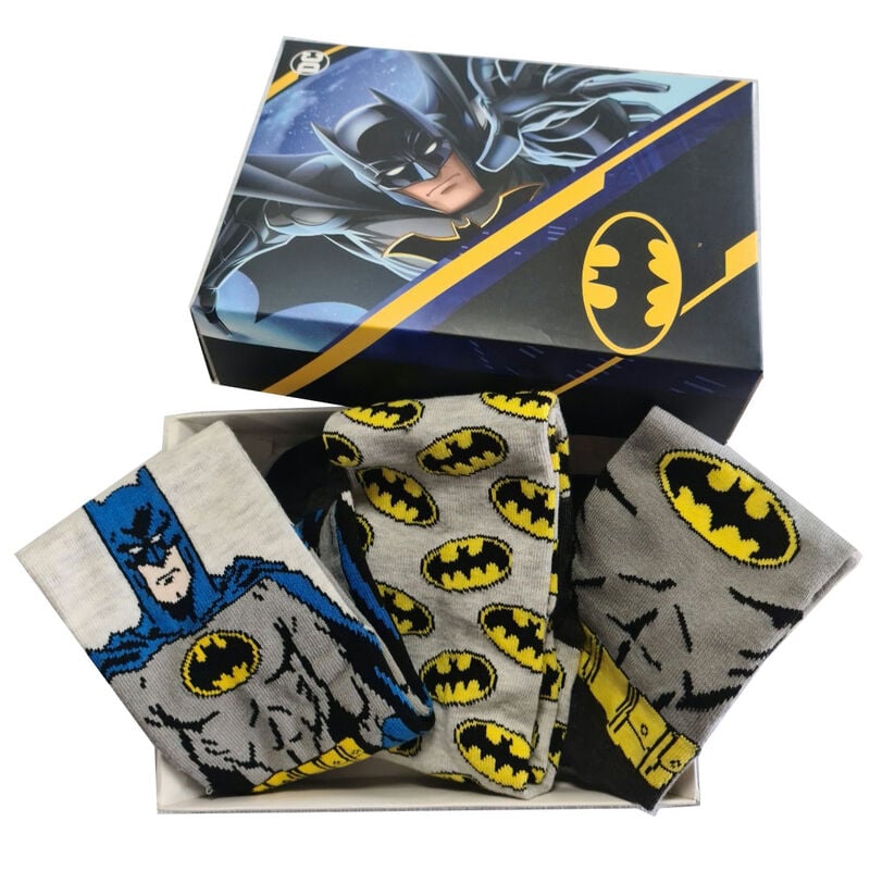Set 3 calcetines Batman DC Comics adulto surtido DC COMICS