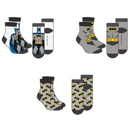 Set 3 calcetines Batman DC Comics adulto surtido DC COMICS