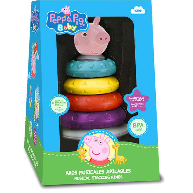 Aros apilables Peppa Pig ASTLEY BAKER DAVIES