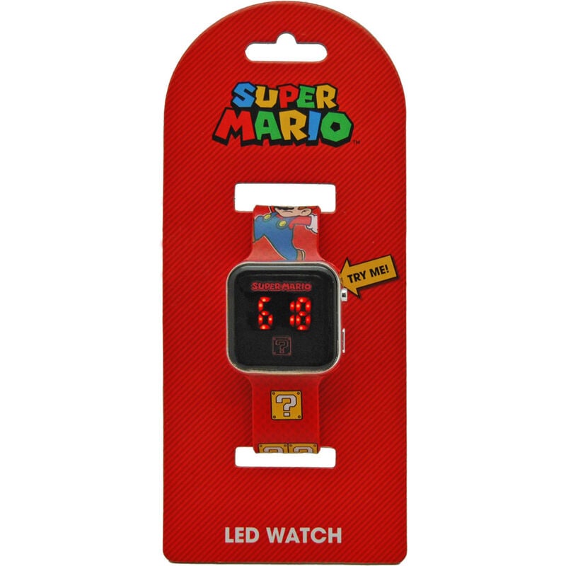 Reloj led Super Mario Bros NINTENDO