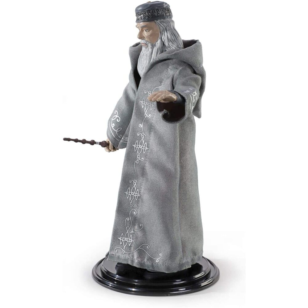 Figura Maleable Bendyfigs Dumbledore con varita Harry Potter 19cm NOBLE COLLECTION