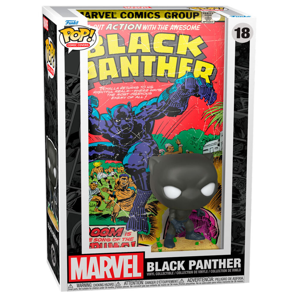 Figura POP Comic Cover Marvel Black Panther FUNKO