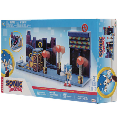 Playset Studiopolis Zone Sonic The Hedgehog 6cm JAKKS PACIFIC