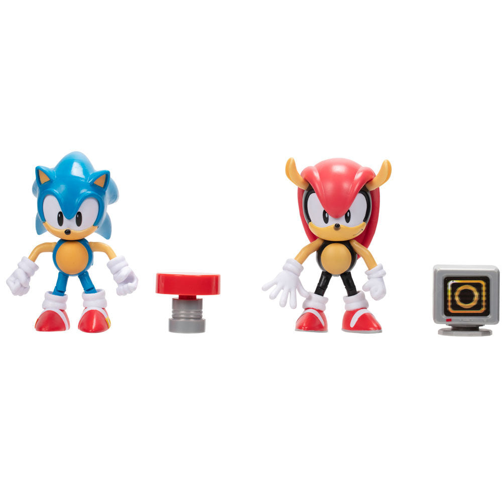 Set figuras Sonic & Mighty Sonic The Hedgehog 10cm JAKKS PACIFIC