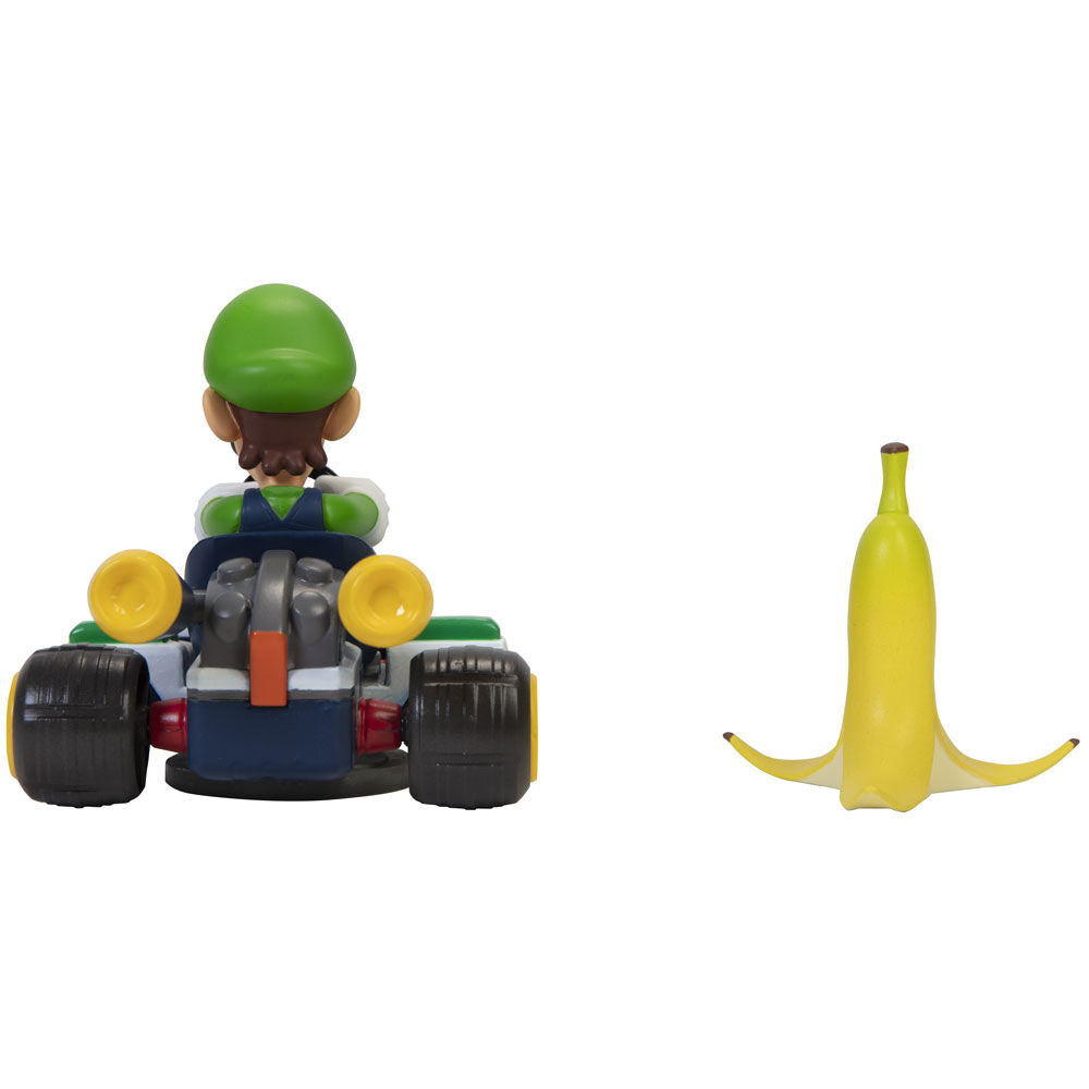 Figura Luigi Kart megagiros Mario Kart 6,5cm JAKKS PACIFIC