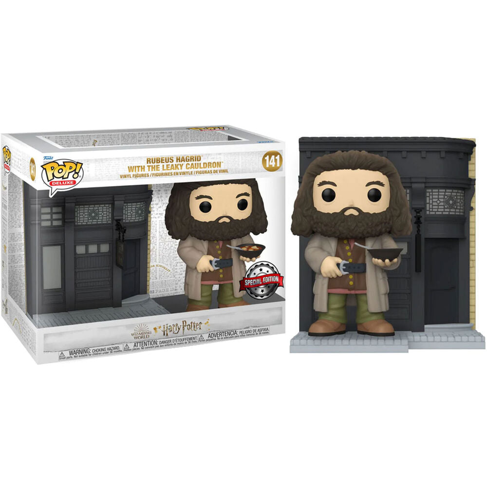 Figura POP Harry Potter Diagon Alley Rubeus Hagrid The Leaky Cauldron Exclusive FUNKO