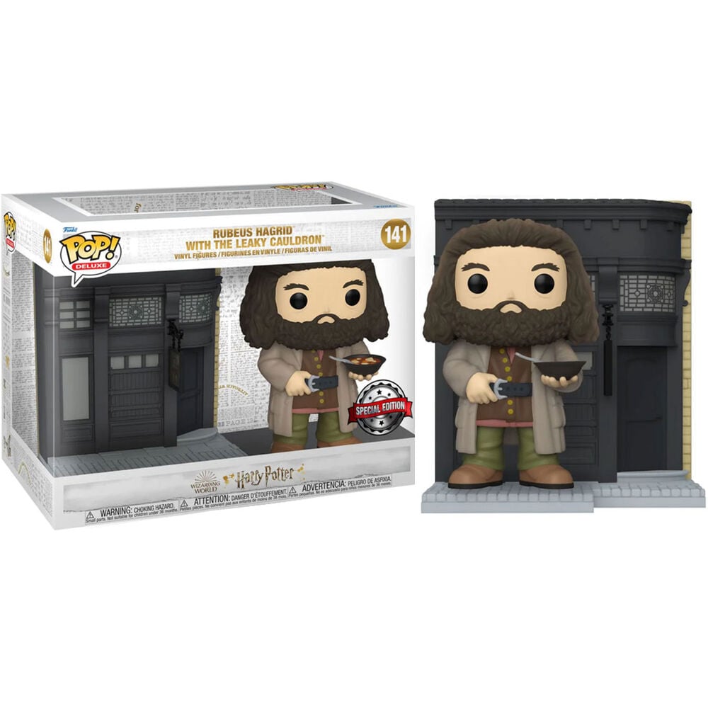 Figura POP Harry Potter Diagon Alley Rubeus Hagrid The Leaky Cauldron Exclusive FUNKO