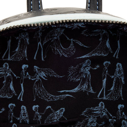 Mochila Emily Bouquet La Novia Cadaver Loungefly 26cm LOUNGEFLY