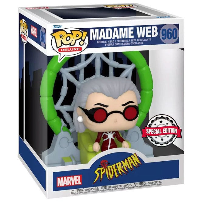 Figura POP Marvel Spiderman Madame Web Exclusive FUNKO