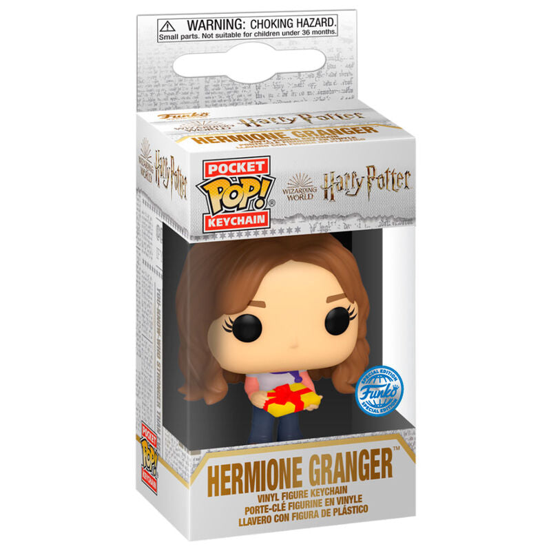 Llavero Pocket POP Harry Potter Holiday Hermione Exclusive FUNKO