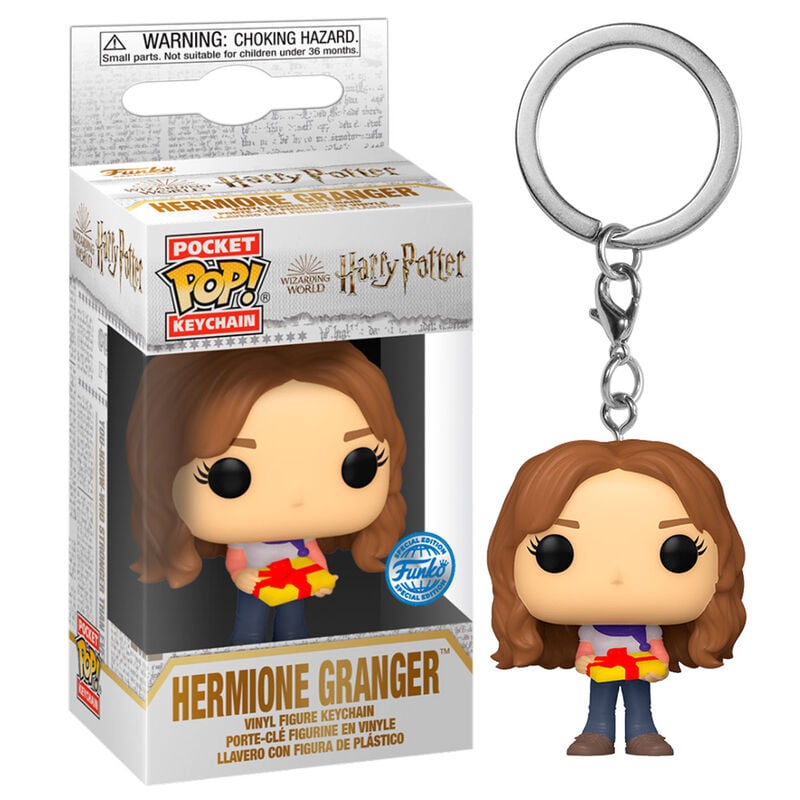 Llavero Pocket POP Harry Potter Holiday Hermione Exclusive FUNKO