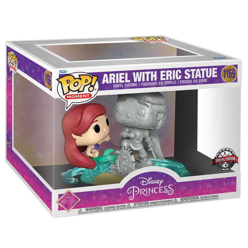 Figura POP Disney Ultimate Princess La Sirenita Ariel & Statue Eric Exclusive FUNKO
