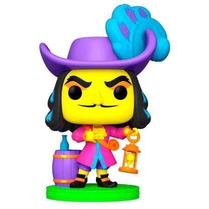 Figura POP Disney Villains Hook Black Light Exclusive FUNKO