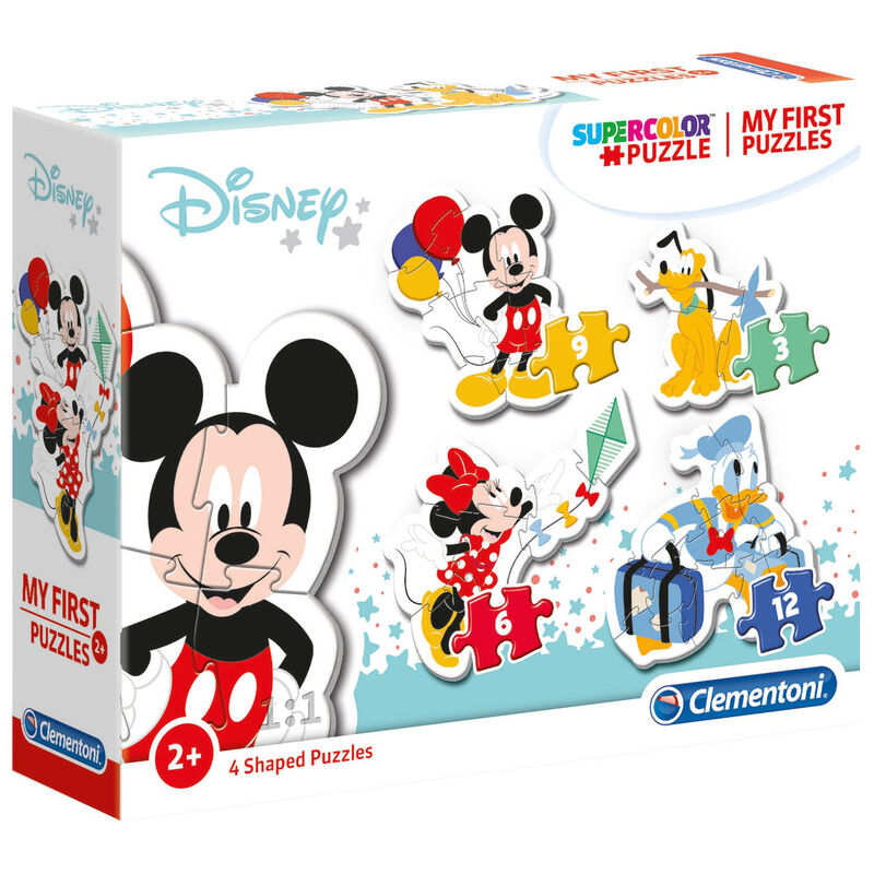 Puzzle My First Puzzle Mickey Disney 3-6-9-12pzs CLEMENTONI