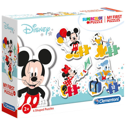 Puzzle My First Puzzle Mickey Disney 3-6-9-12pzs CLEMENTONI