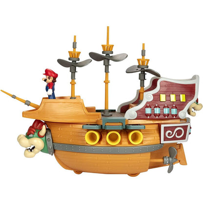 Playset Deluxe Aeronave Bowser Super Mario Nintendo JAKKS PACIFIC