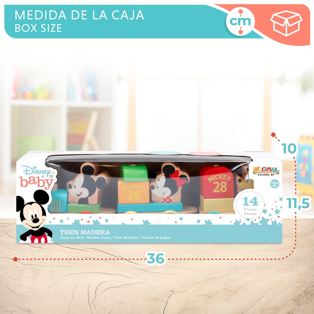 Tren Baby Disney madera WOOMAX