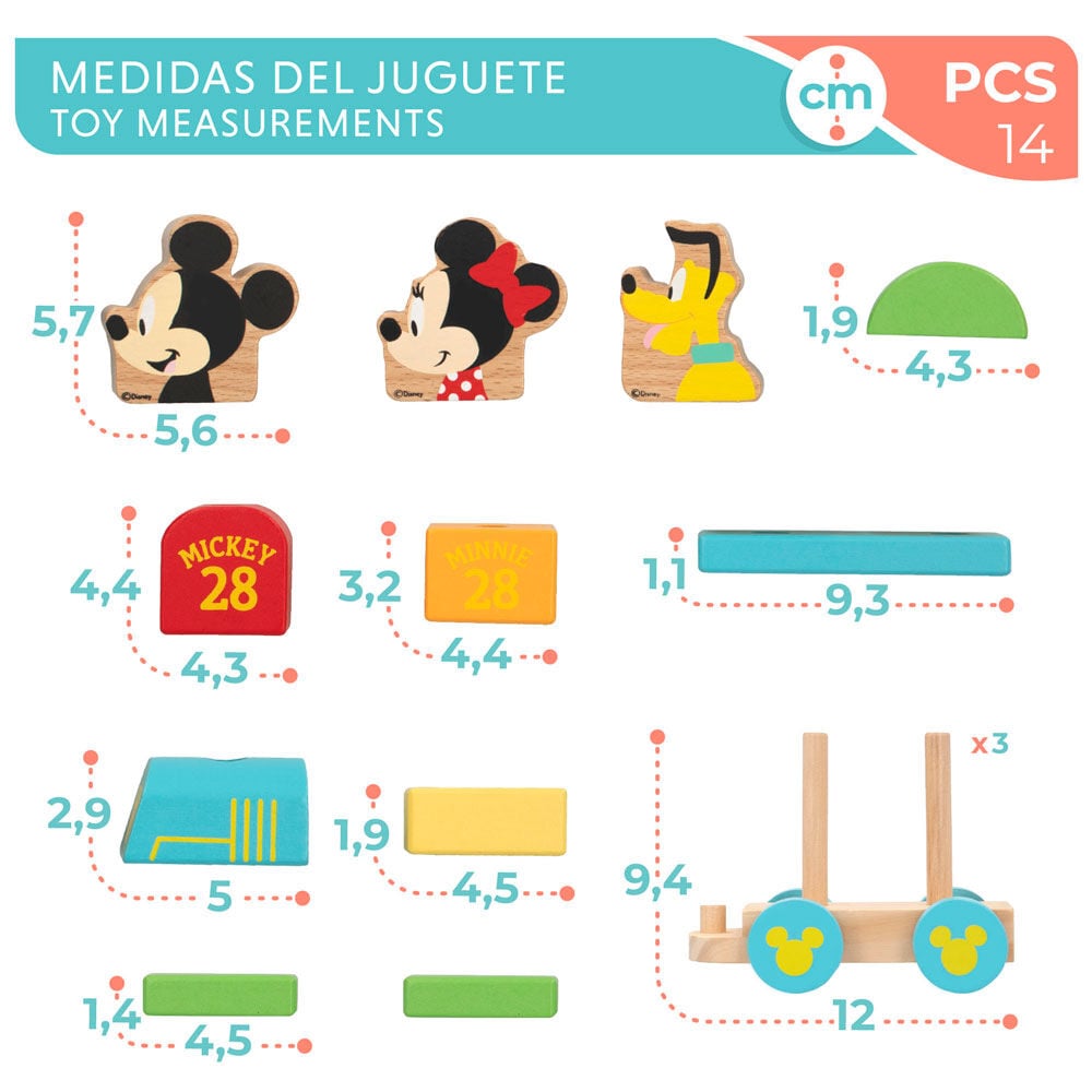 Tren Baby Disney madera WOOMAX