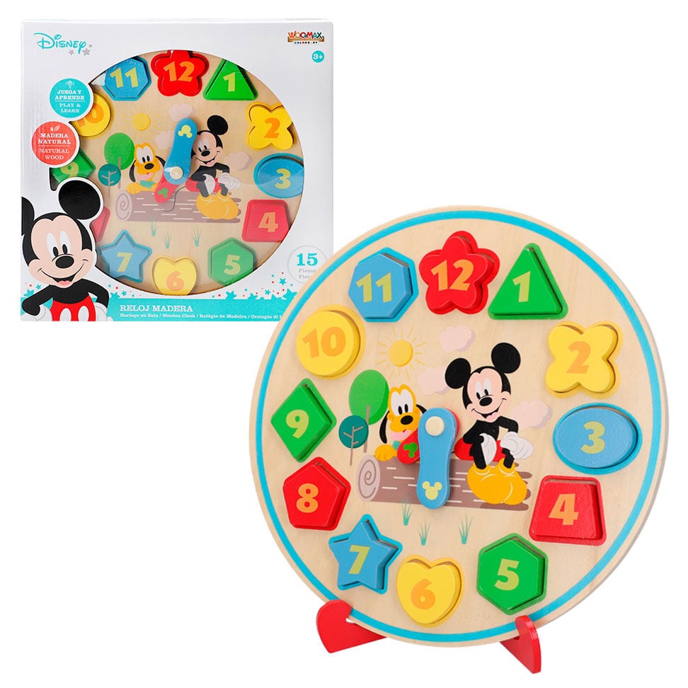 Reloj Baby Disney madera WOOMAX