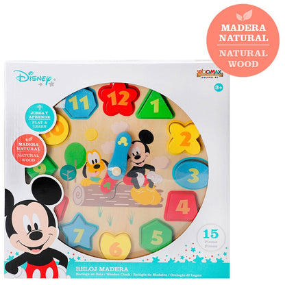 Reloj Baby Disney madera WOOMAX