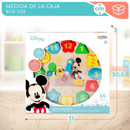 Reloj Baby Disney madera WOOMAX