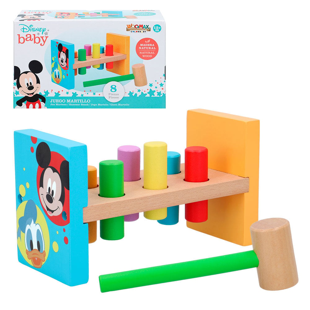 Juego Martillo Baby Disney madera WOOMAX