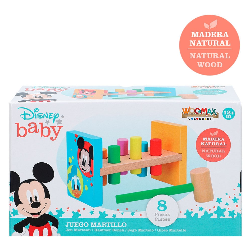 Juego Martillo Baby Disney madera WOOMAX
