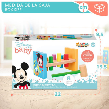 Juego Martillo Baby Disney madera WOOMAX