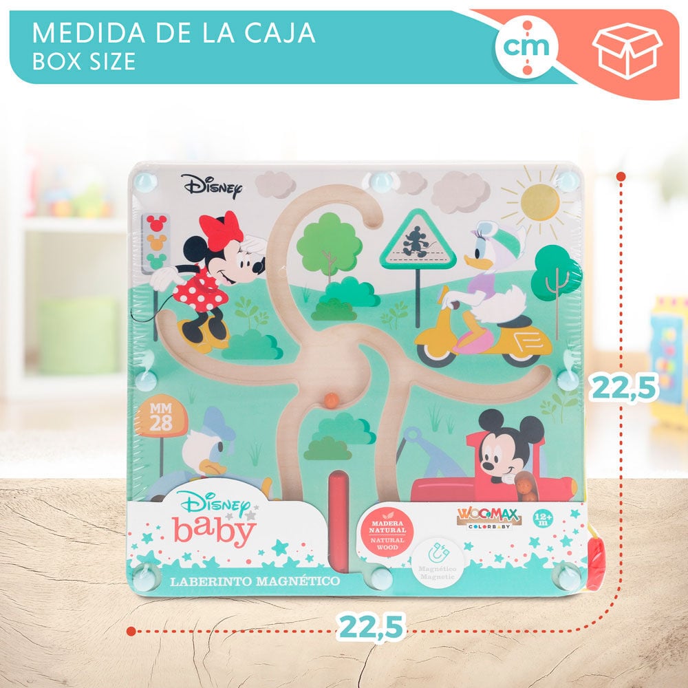 Laberinto magnetico Baby Disney madera WOOMAX
