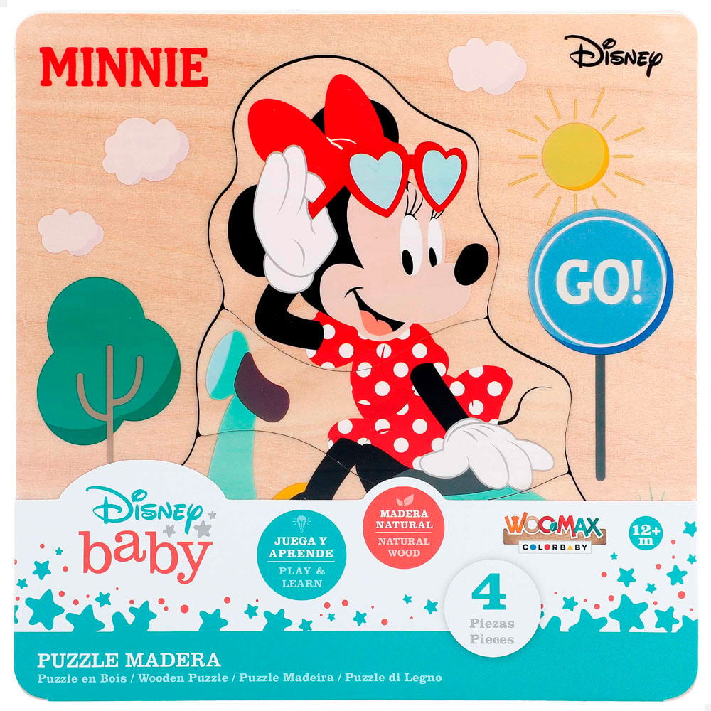 Puzzle surtido madera Mickey Minnie Disney WOOMAX