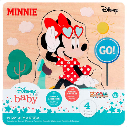 Puzzle surtido madera Mickey Minnie Disney WOOMAX