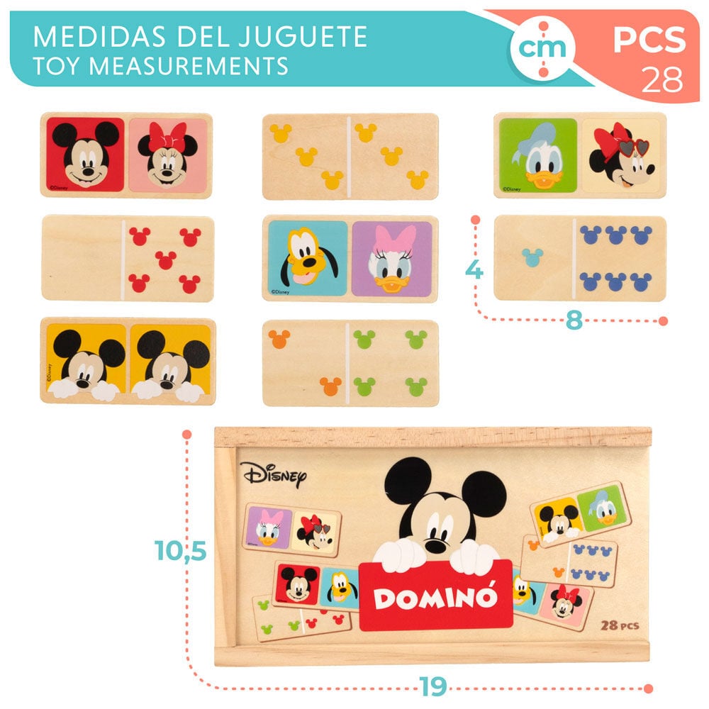 Domino Baby Disney madera WOOMAX